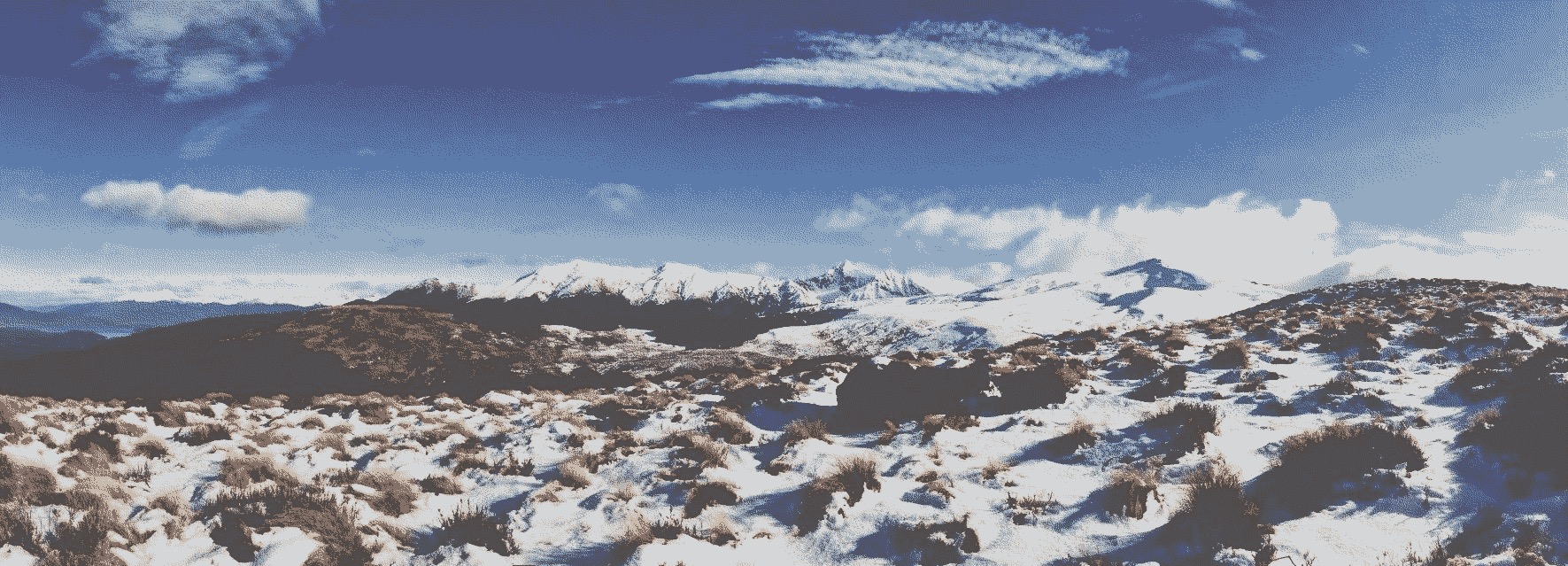 The snowy Kepler Track.